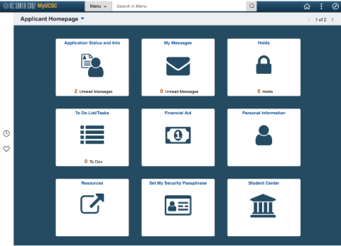application-homepage-screenshot