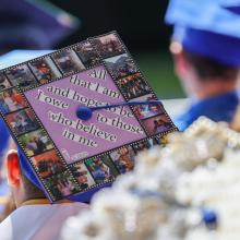 Decorated graduation cap