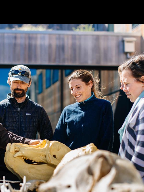 Dan Costa and students at Coastal Campus