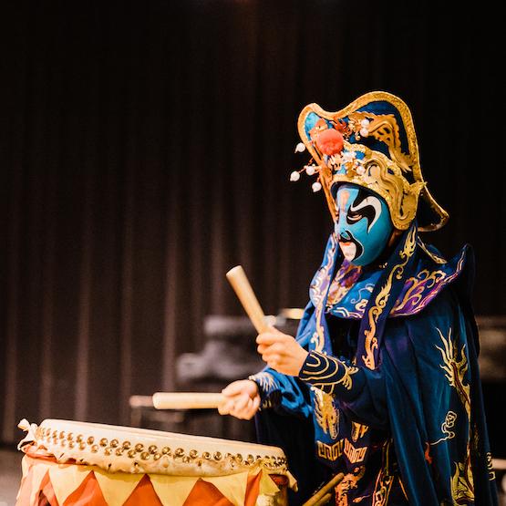 Chinese drum performance