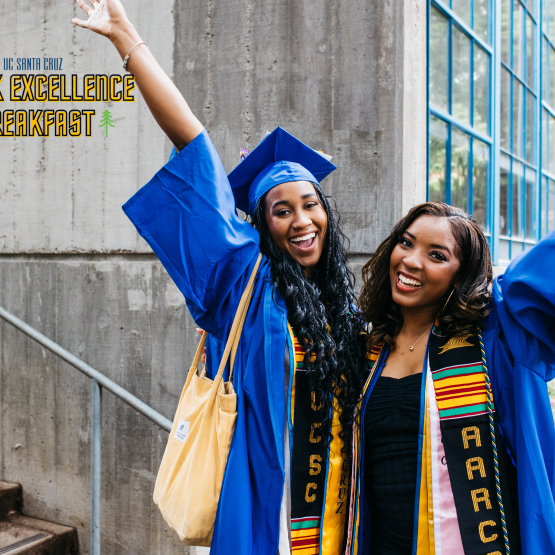 students with cap and gown