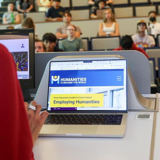 A COMPUTER IN A LECTURE HALL